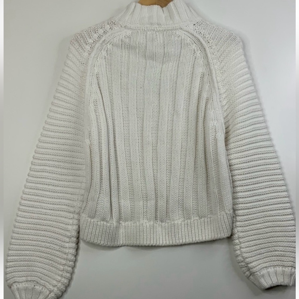 Free People Sweetheart Sweater in white. - Picture 6 of 6